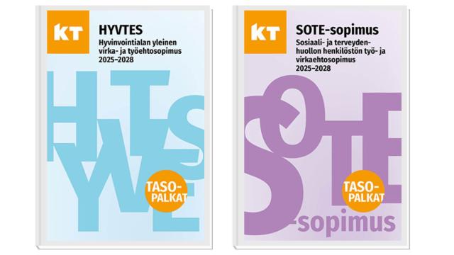 SOTE-sopimuksesta 2025-2028 ja HYVTESistä 2025-2028 on tehty kaksi versiota. Toinen versio sisältää tasopalkkamääräykset.