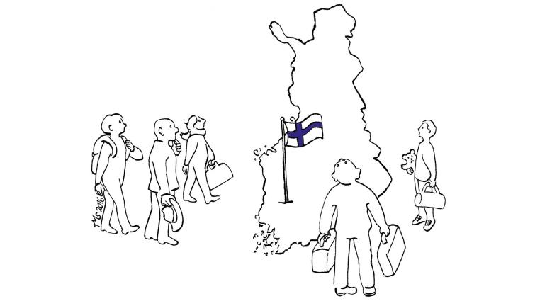 Maahanmuuttajat suomessa, kuvitus