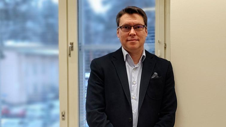 Oma Hämeen tukipalveluiden toimitusjohtaja Ville Vuorijärvi.