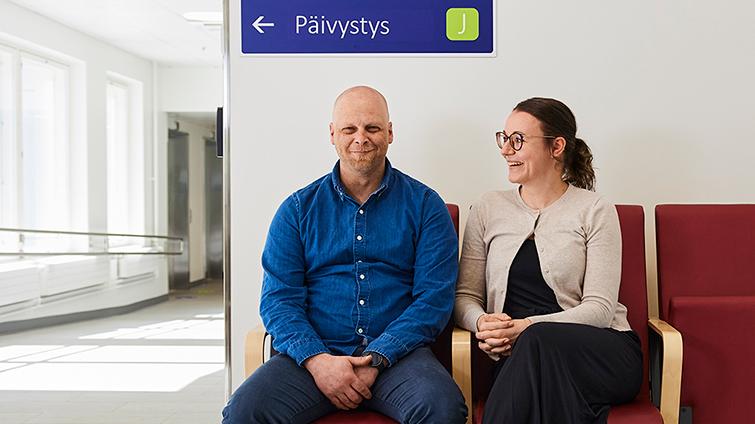 Sari Salminen ja Markus Haukka.