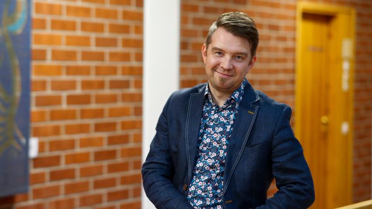 Lari Marjamäki, Kauhajoen kaupungin kasvatus- ja opetusjohtaja. Kuva: Timo Aalto.
