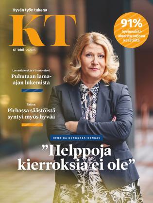 KT-lehden kansi. 